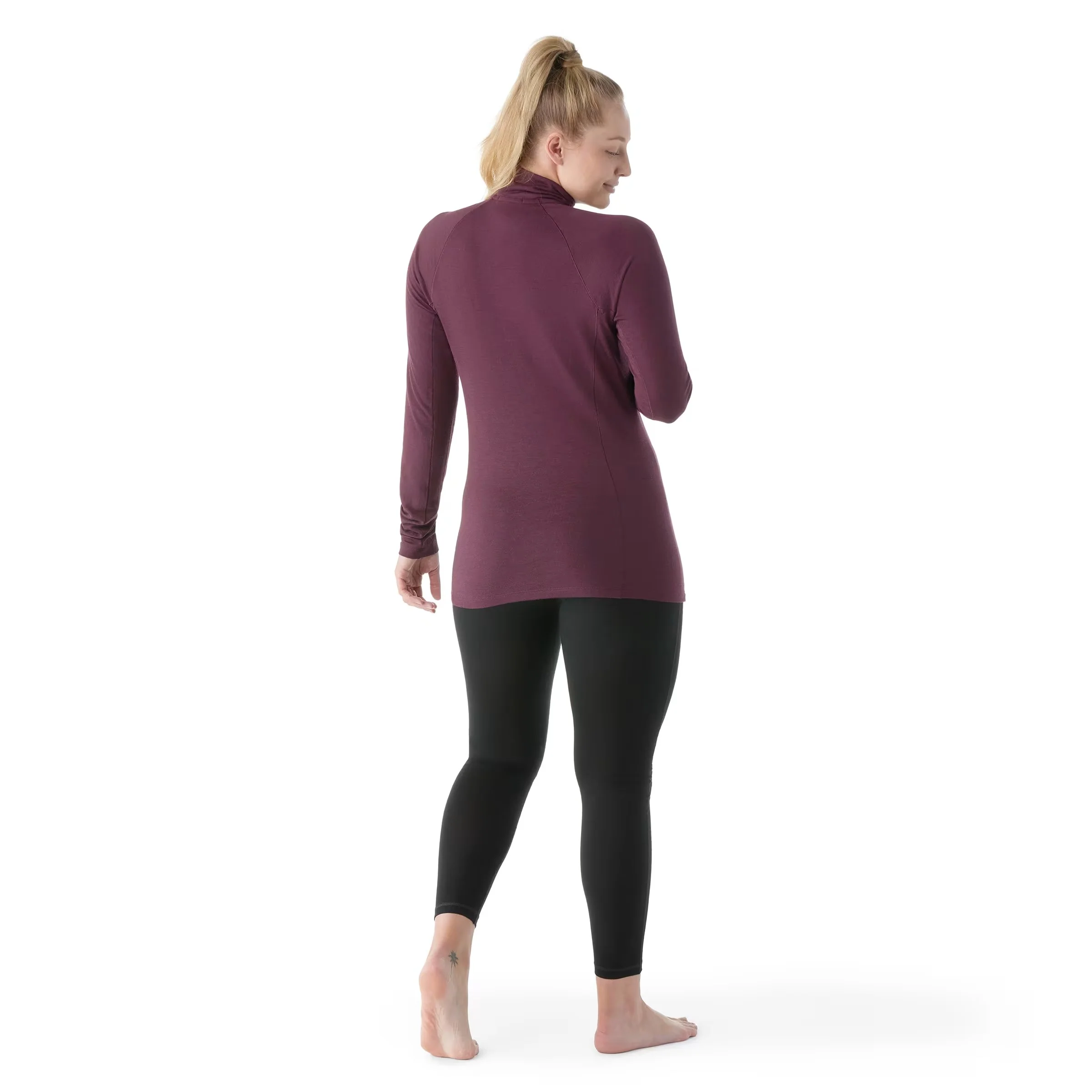Smartwool Women's Classic All-Season Merino Base Layer 1/4 Zip - Image 3