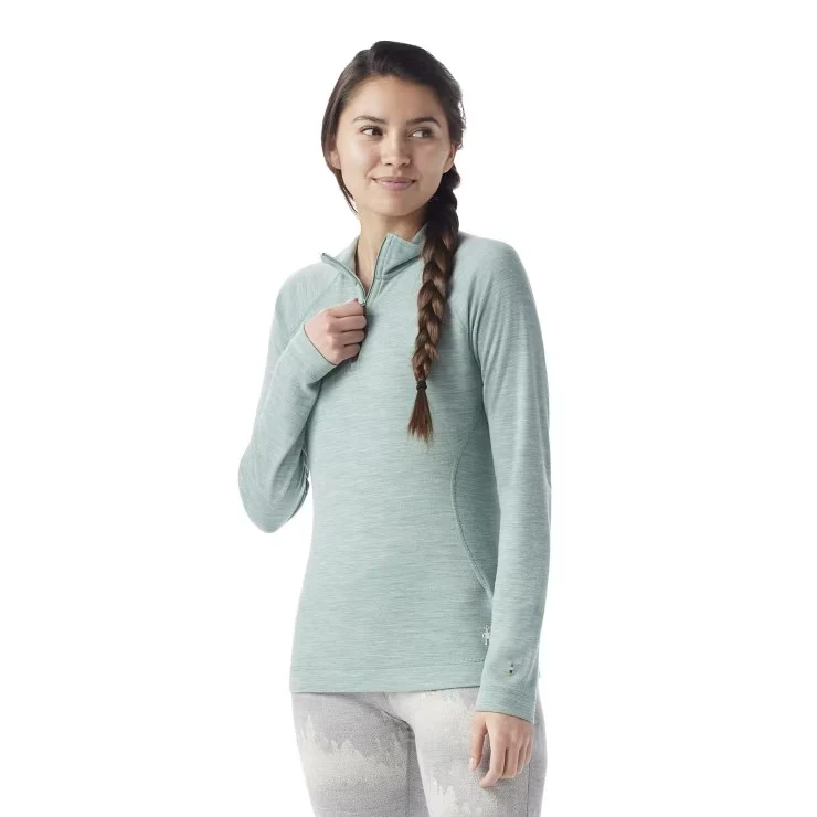 Smartwool Women's Classic Thermal Merino Base Layer 1/4 Zip - Image 19
