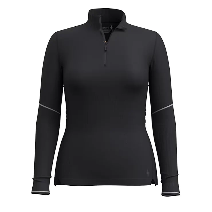Smartwool Women's Intraknit Thermal Max Merino Base Layer 1/4 Zip - Image 2