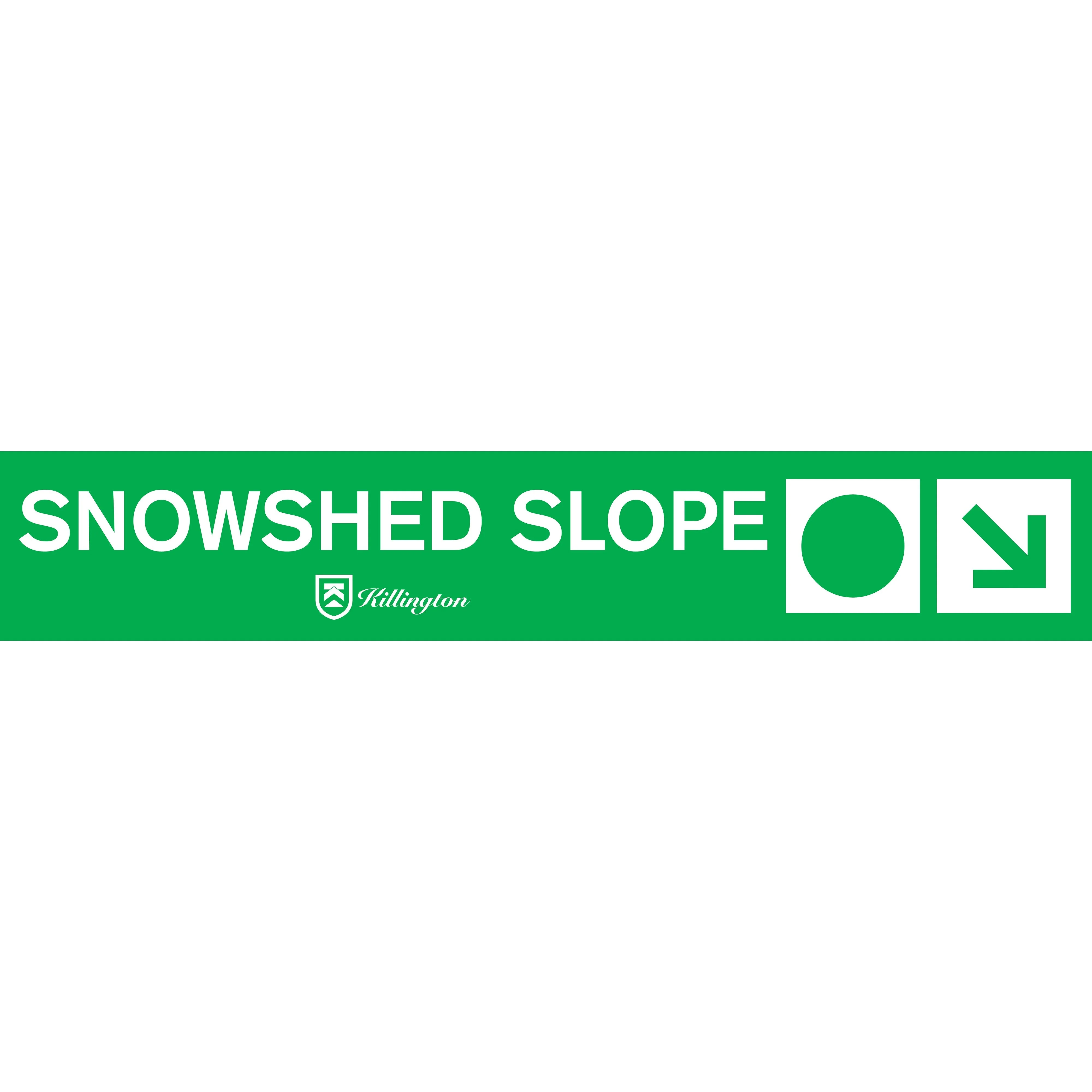Snowshed Slope Trail Sign