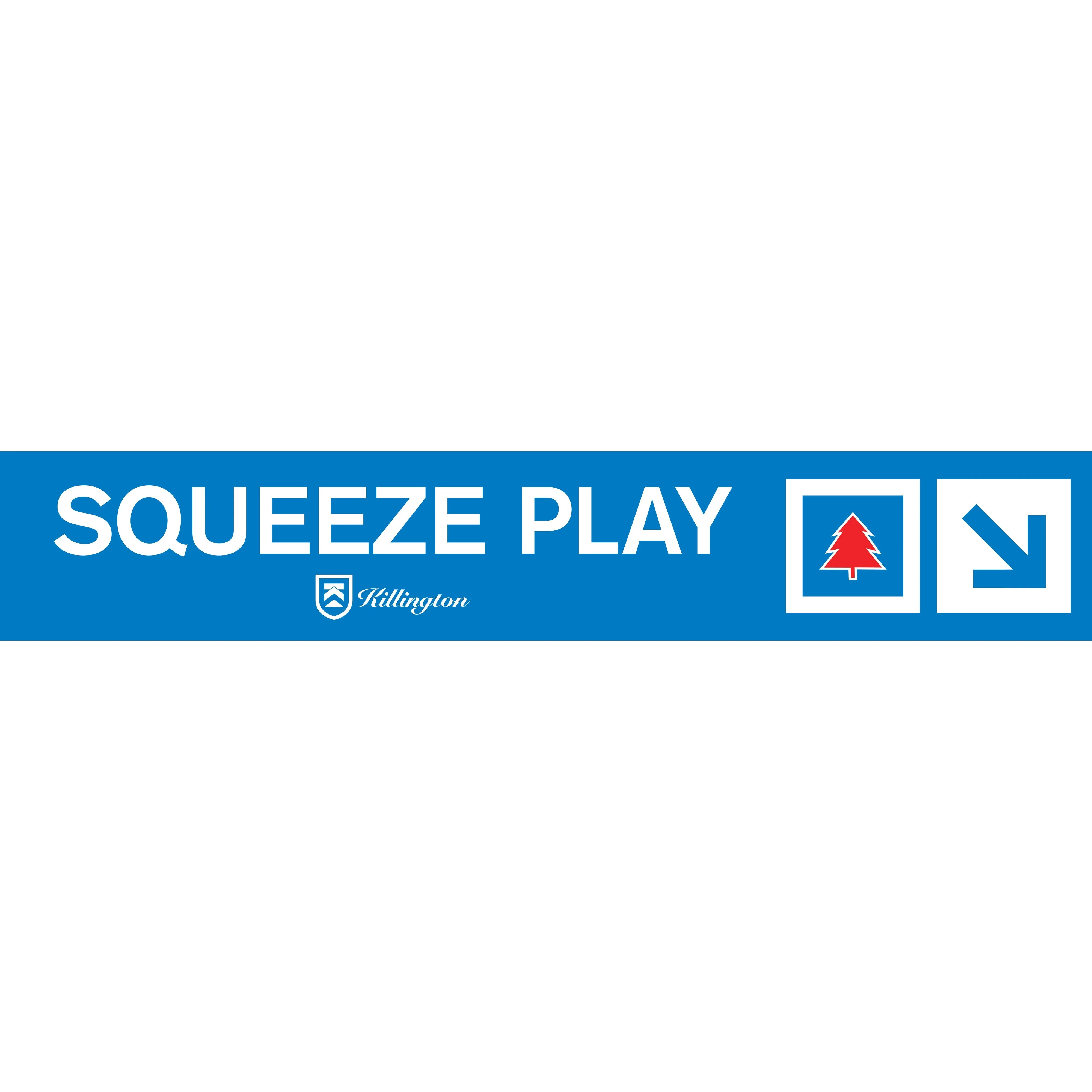 Squeeze Play Trail Sign