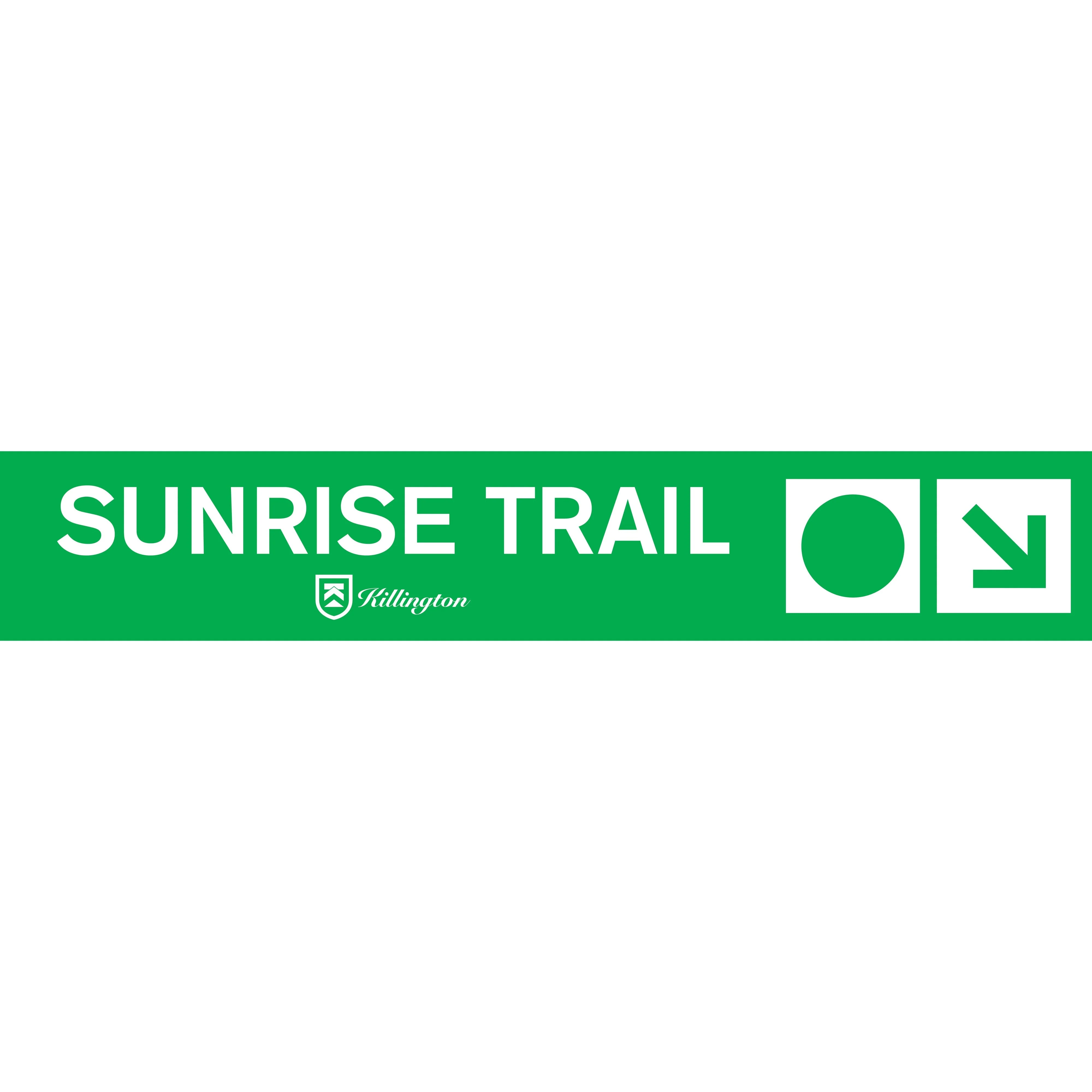 Sunrise Trail Sign