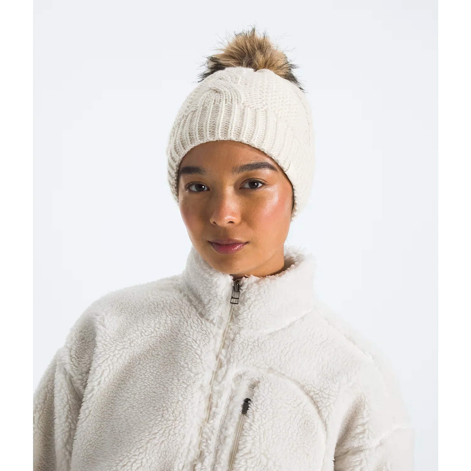 The North Face Women's Oh Mega Fur Pom Lined Beanie - Image 7