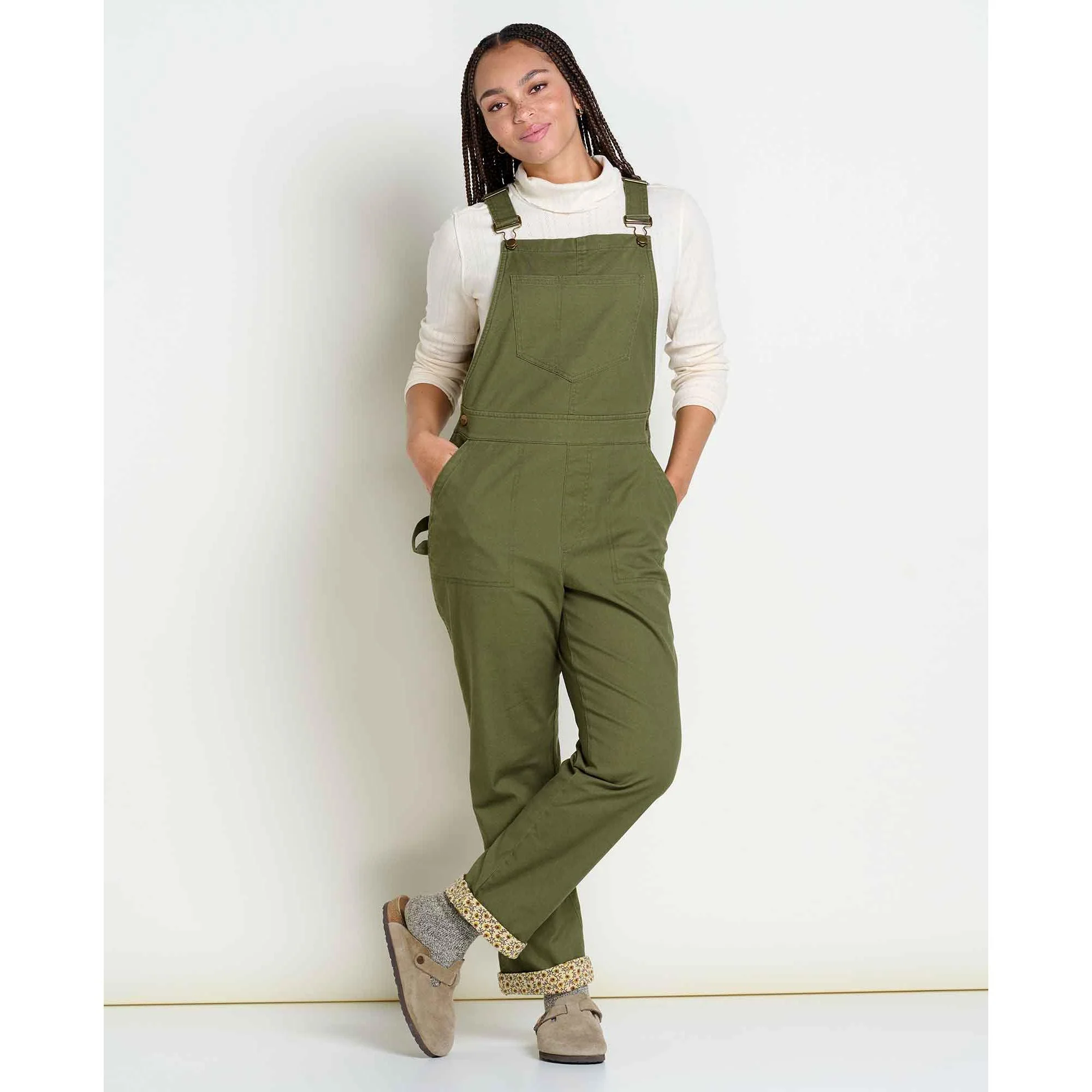 Toad & Co Women's Bramble Flannel Lined Overalls