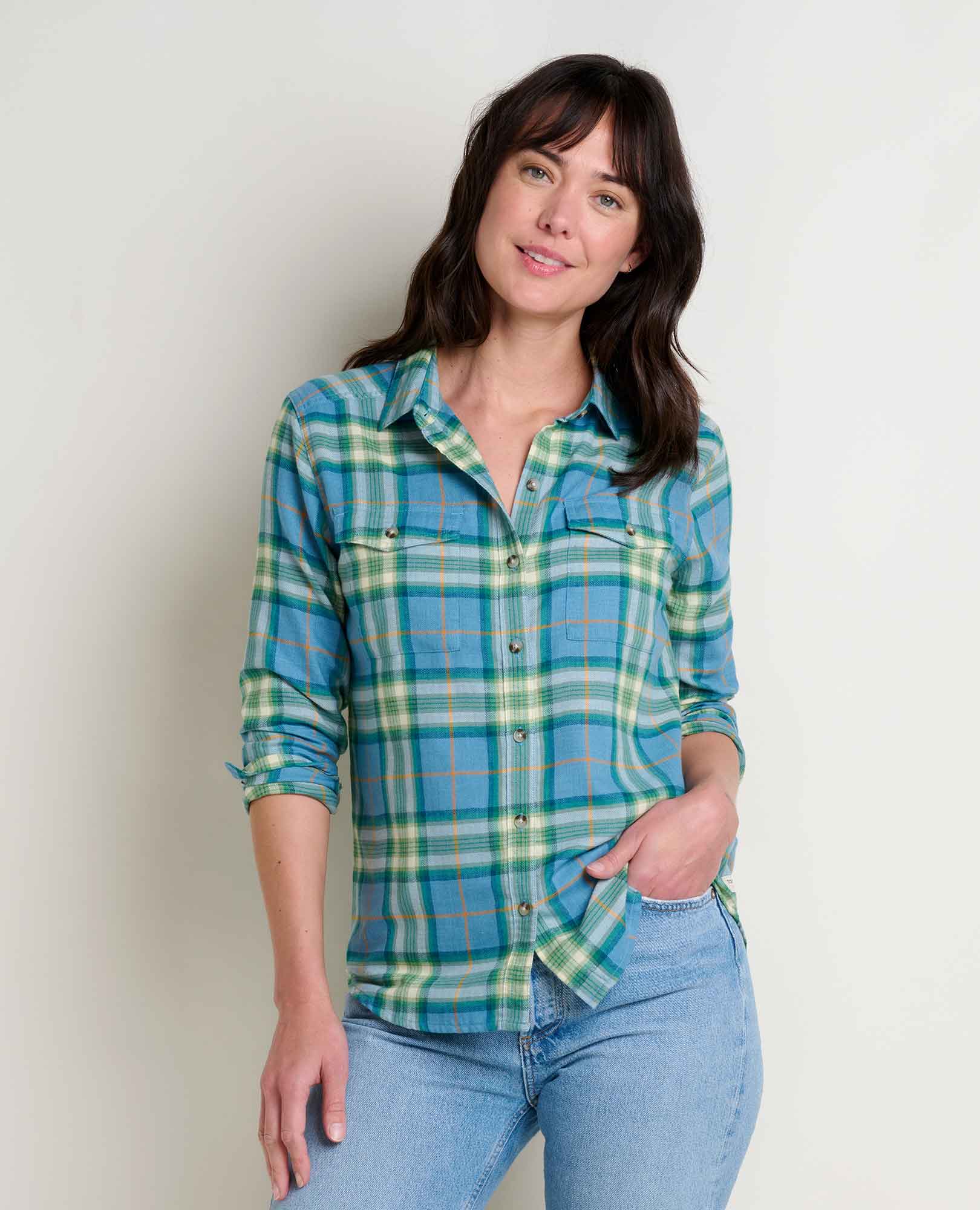 Toad & Co Women's Re-Form Flannel Long Sleeve Shirt