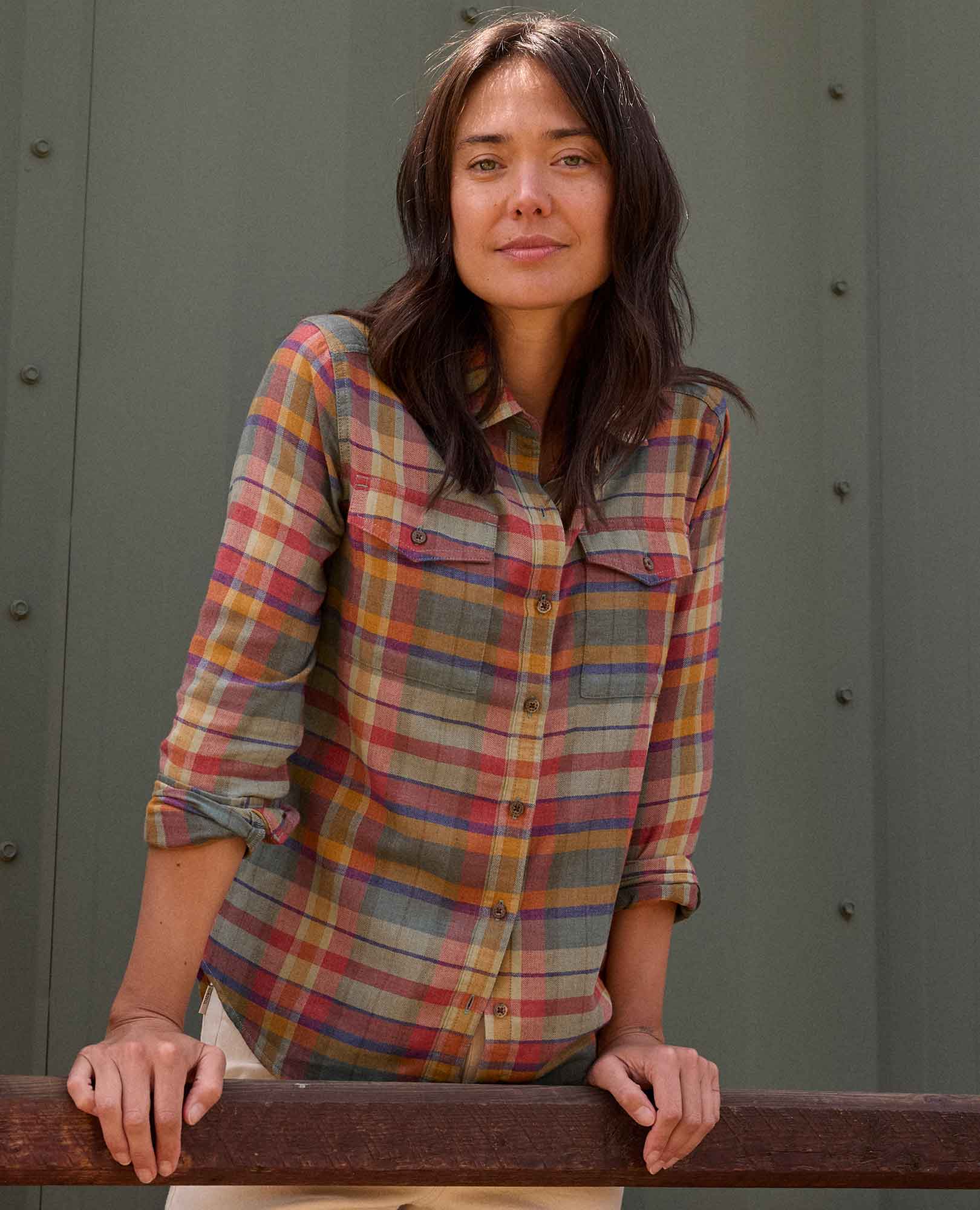 Toad & Co Women's Re-Form Flannel Long Sleeve Shirt - Image 10