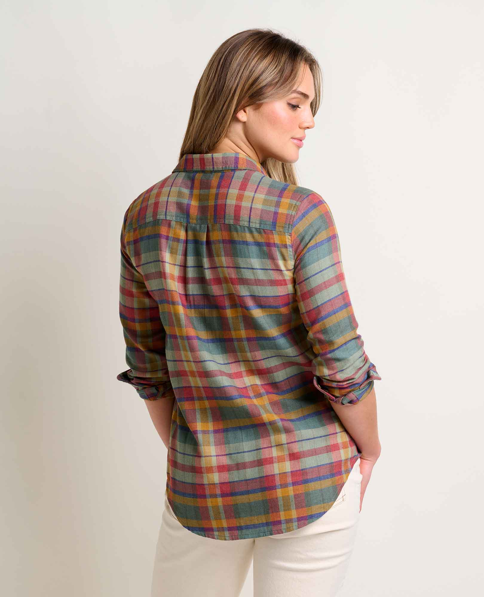 Toad & Co Women's Re-Form Flannel Long Sleeve Shirt - Image 6