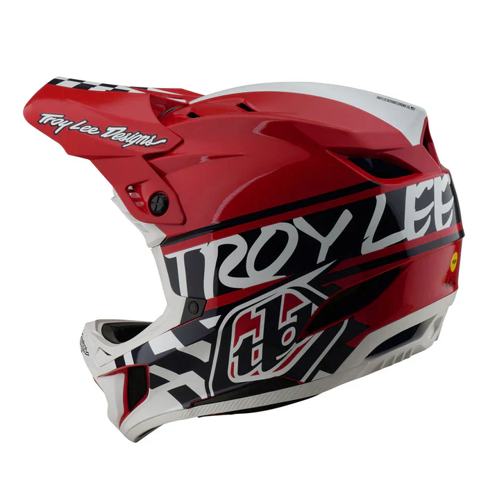 Troy Lee Designs D4 Polyacrylite Helmet Fifty-50 - Image 3