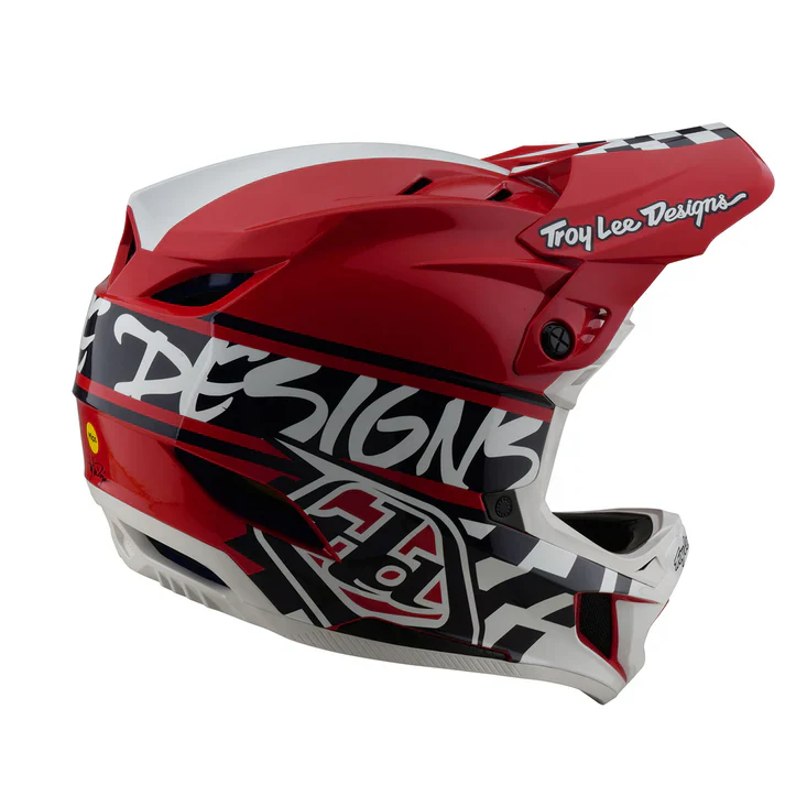 Troy Lee Designs D4 Polyacrylite Helmet Fifty-50 - Image 5