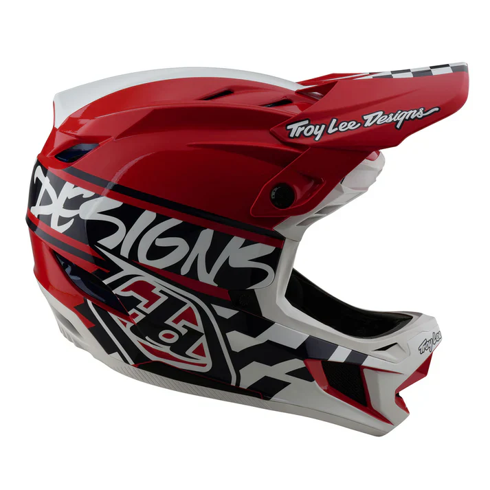 Troy Lee Designs D4 Polyacrylite Helmet Fifty-50 - Image 6