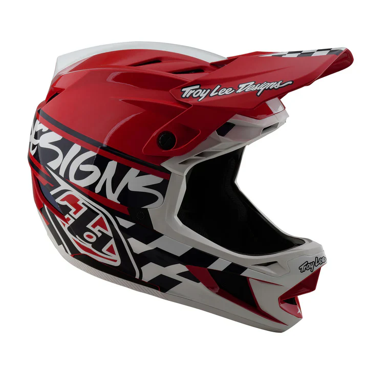 Troy Lee Designs D4 Polyacrylite Helmet Fifty-50 - Image 7