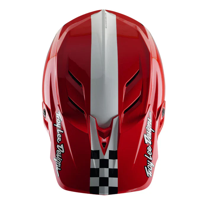 Troy Lee Designs D4 Polyacrylite Helmet Fifty-50 - Image 8