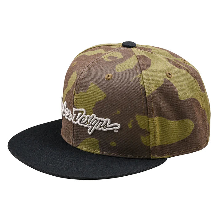 Troy Lee Designs Flat Bill Snapback Signature