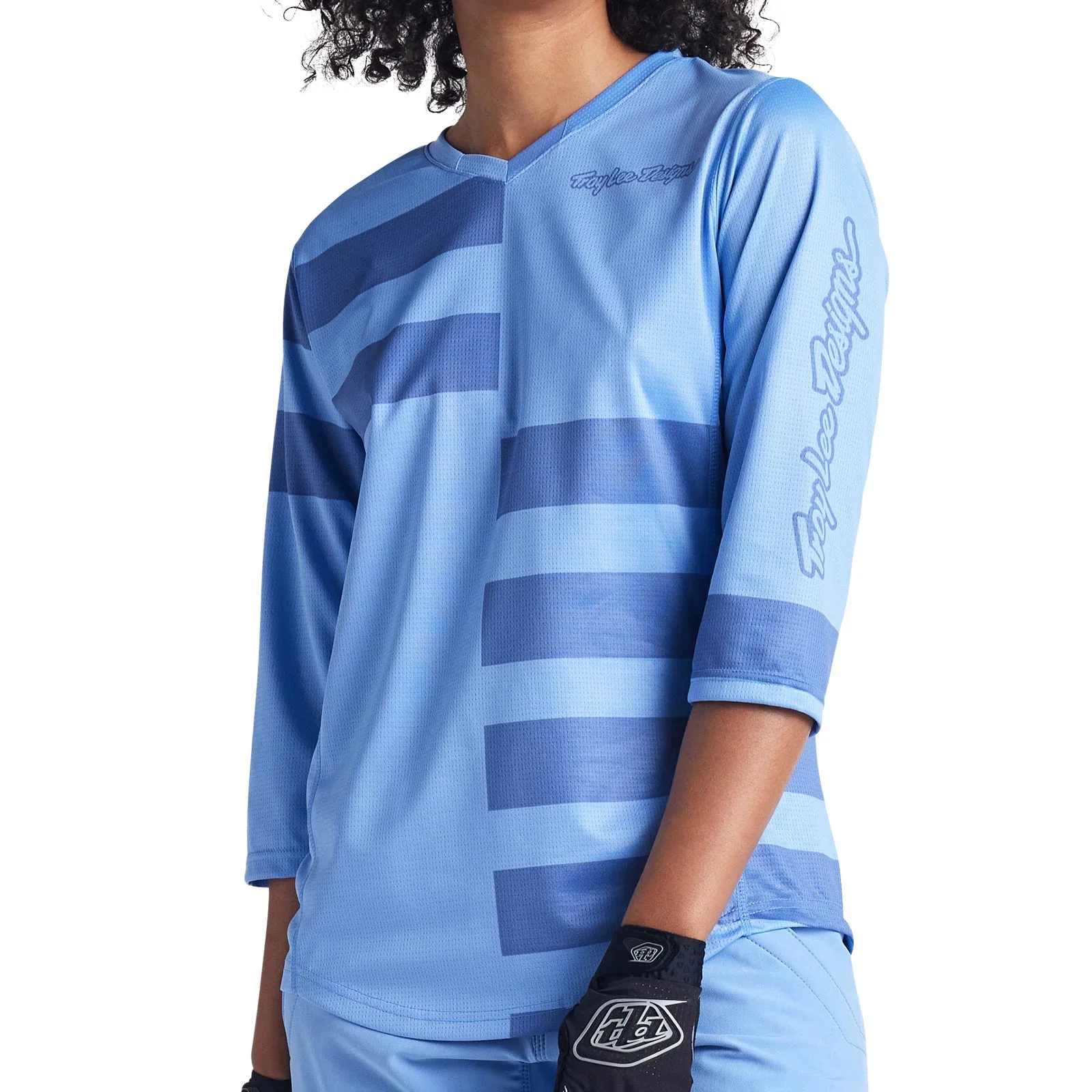 Troy Lee Designs Women's Mischief 3/4 Jersey Split Stripe - Image 3