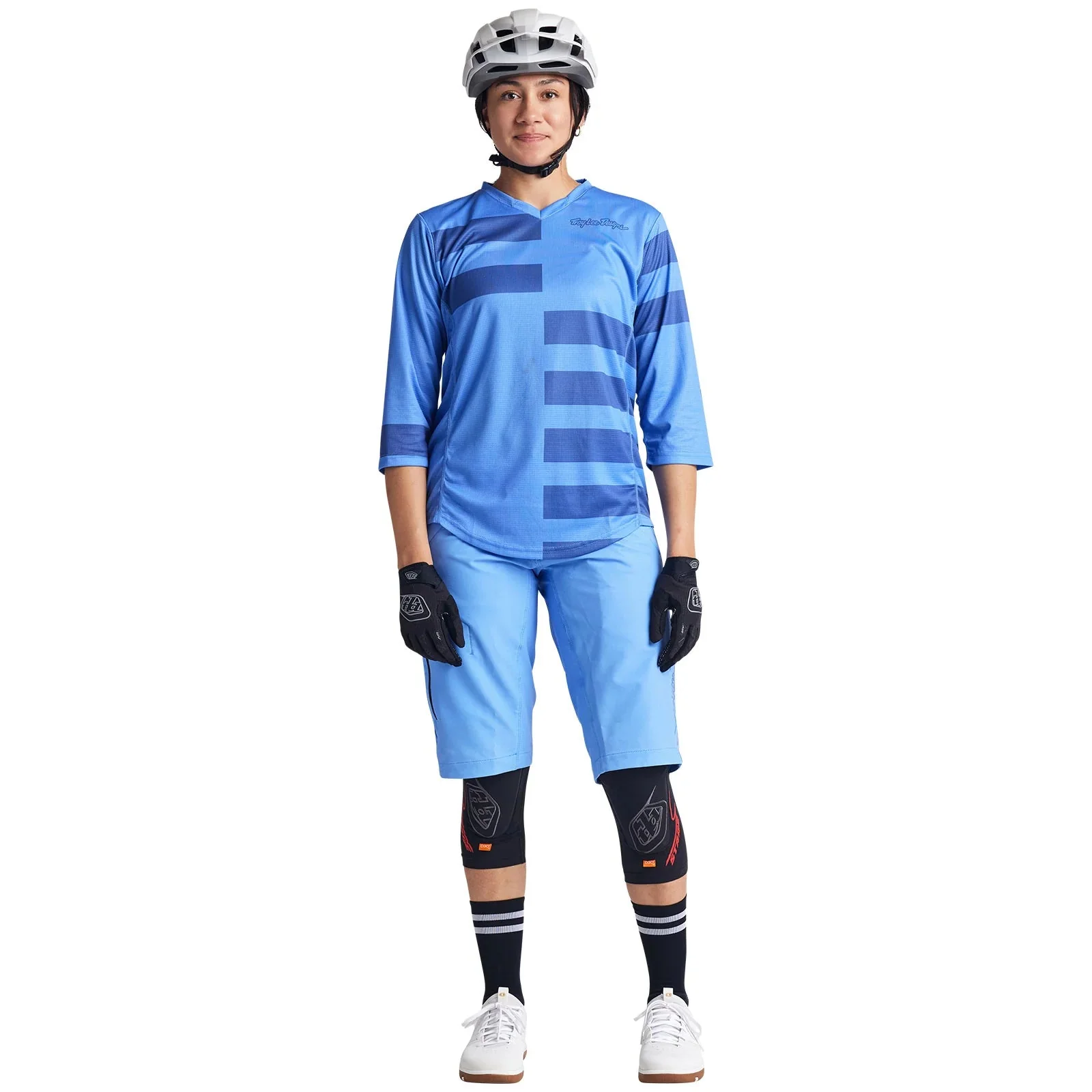 Troy Lee Designs Women's Mischief 3/4 Jersey Split Stripe - Image 8